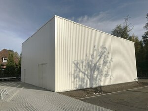 Einfaches Reifenlager für Autohaus Minnich an der Oder GmbH von Circle Hallensysteme Einfaches Reifenlager für Autohaus Minnich an der Oder GmbH von Circle Hallensysteme