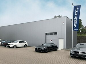 Attikahalle zur Reifenlagerung und Werkstatt für Autohaus Weitkamp von Circle Hallensysteme Attikahalle zur Reifenlagerung und Werkstatt für Autohaus Weitkamp von Circle Hallensysteme